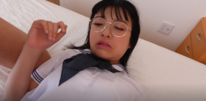 Asian petite first anal